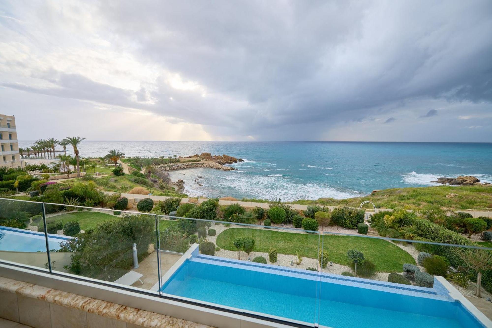 Olymp Luxury Villa D - Luxury Escape With Direct Beach Access And Unique Sunsets بافوس المظهر الخارجي الصورة