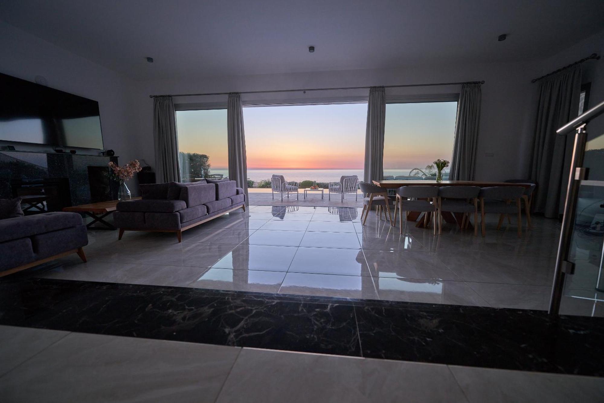 Olymp Luxury Villa D - Luxury Escape With Direct Beach Access And Unique Sunsets بافوس المظهر الخارجي الصورة