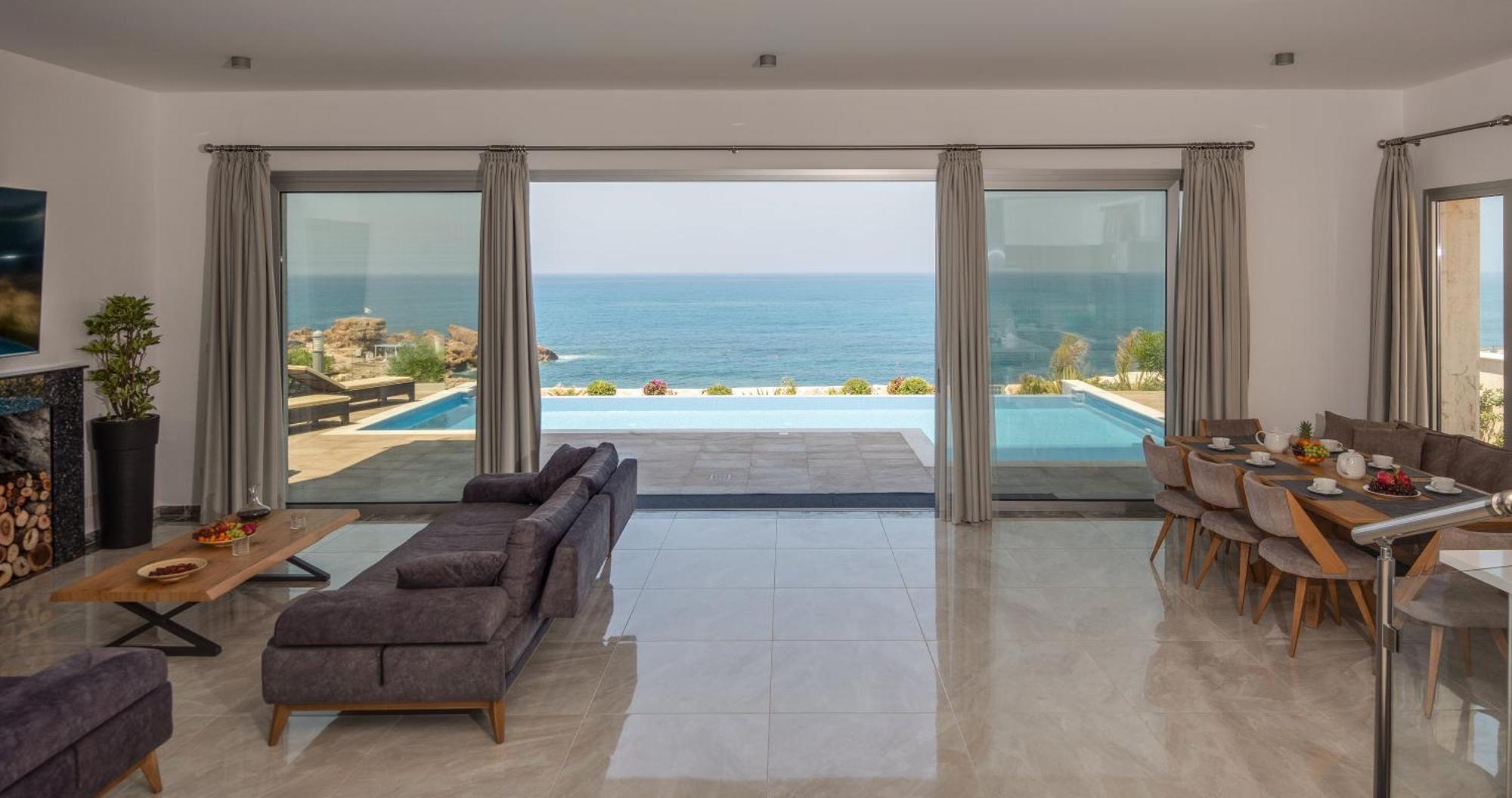 Olymp Luxury Villa D - Luxury Escape With Direct Beach Access And Unique Sunsets بافوس المظهر الخارجي الصورة