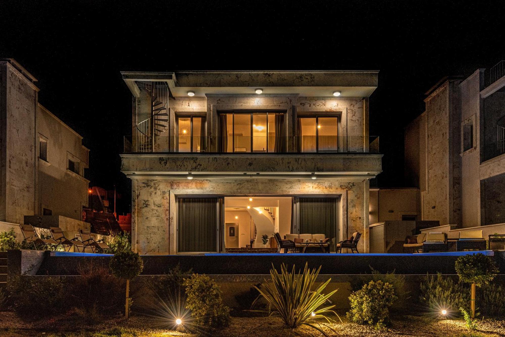 Olymp Luxury Villa D - Luxury Escape With Direct Beach Access And Unique Sunsets بافوس المظهر الخارجي الصورة