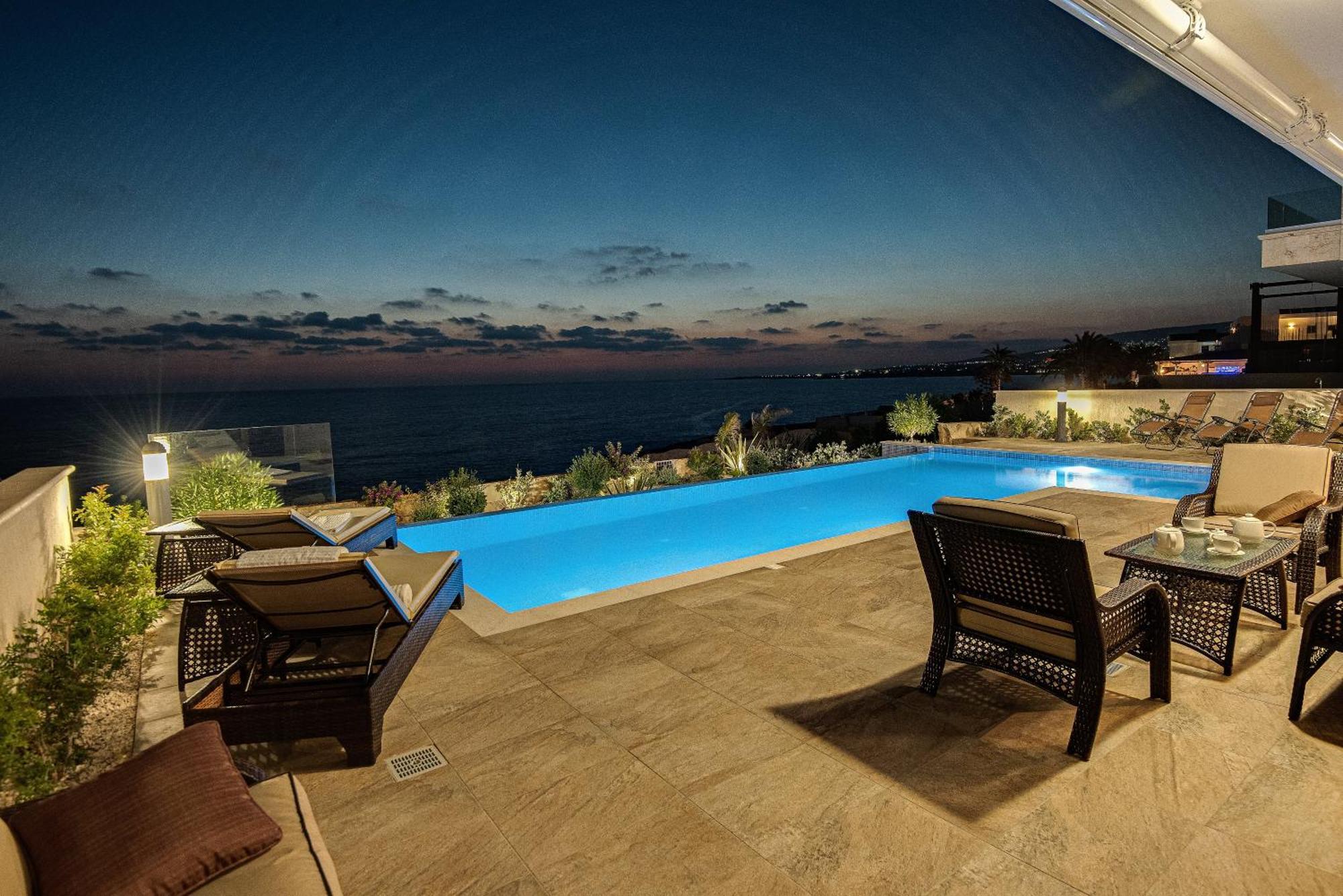 Olymp Luxury Villa D - Luxury Escape With Direct Beach Access And Unique Sunsets بافوس المظهر الخارجي الصورة