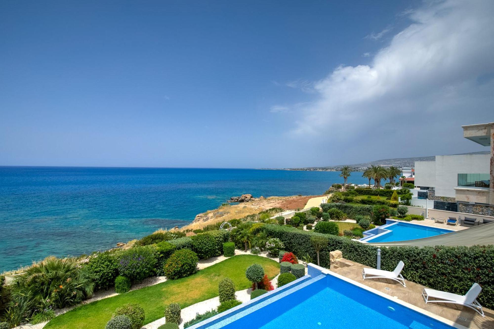 Olymp Luxury Villa D - Luxury Escape With Direct Beach Access And Unique Sunsets بافوس المظهر الخارجي الصورة