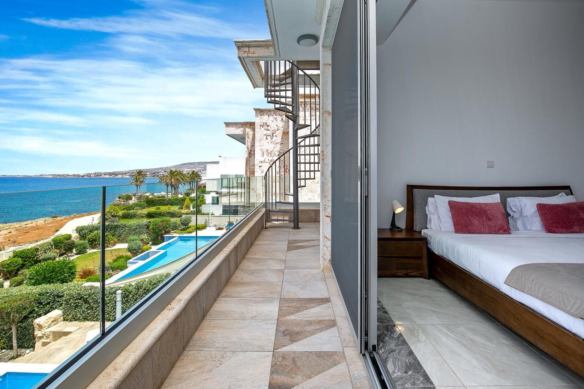 Olymp Luxury Villa D - Luxury Escape With Direct Beach Access And Unique Sunsets بافوس المظهر الخارجي الصورة
