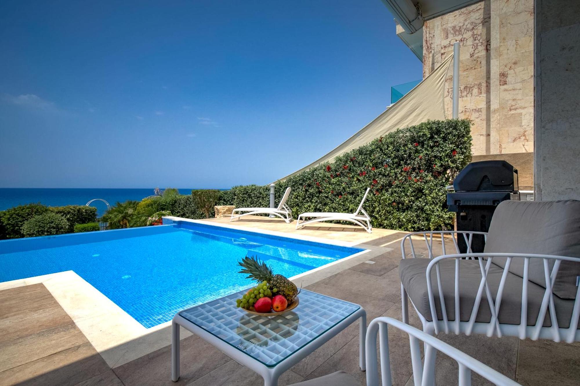 Olymp Luxury Villa D - Luxury Escape With Direct Beach Access And Unique Sunsets بافوس المظهر الخارجي الصورة