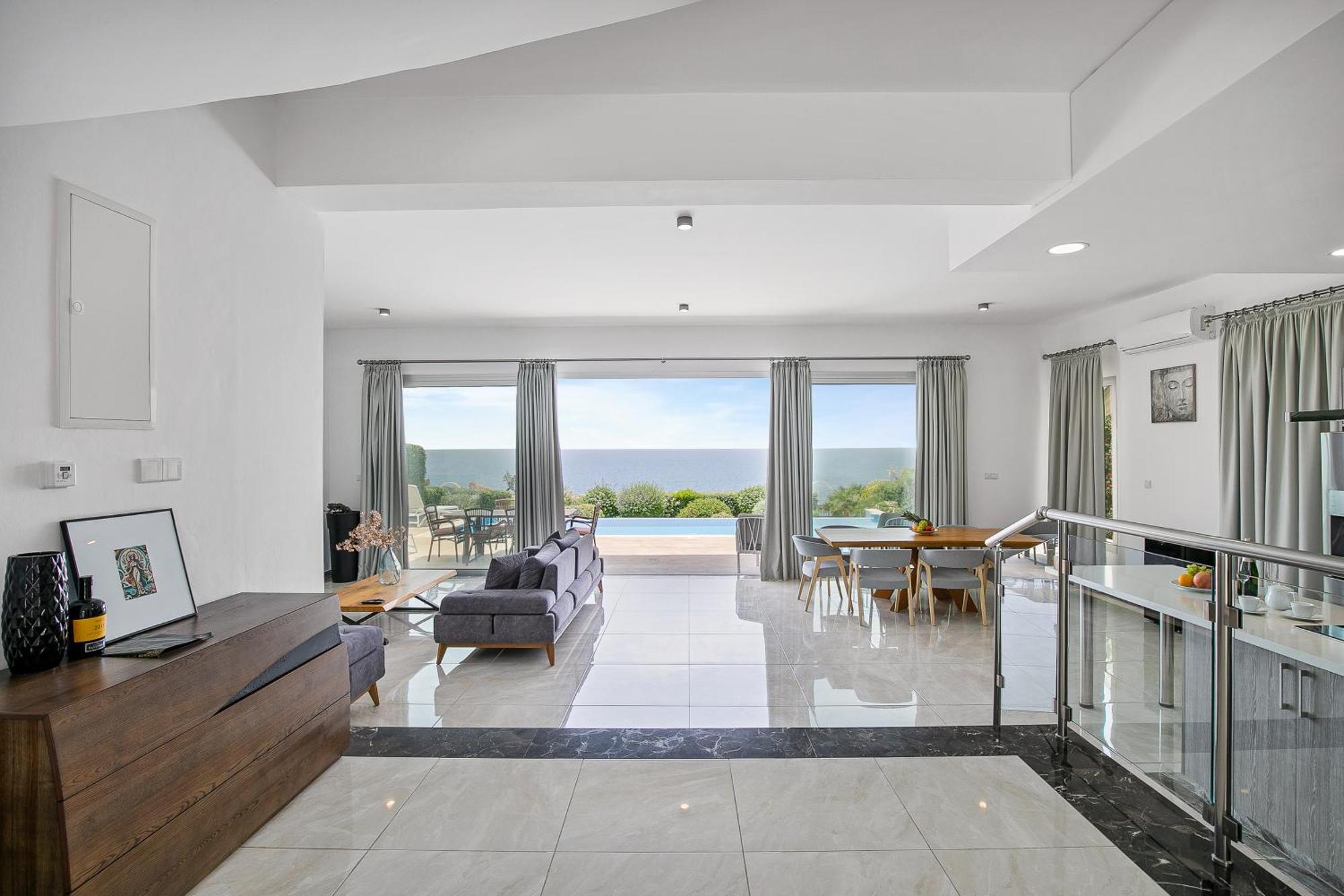 Olymp Luxury Villa D - Luxury Escape With Direct Beach Access And Unique Sunsets بافوس المظهر الخارجي الصورة